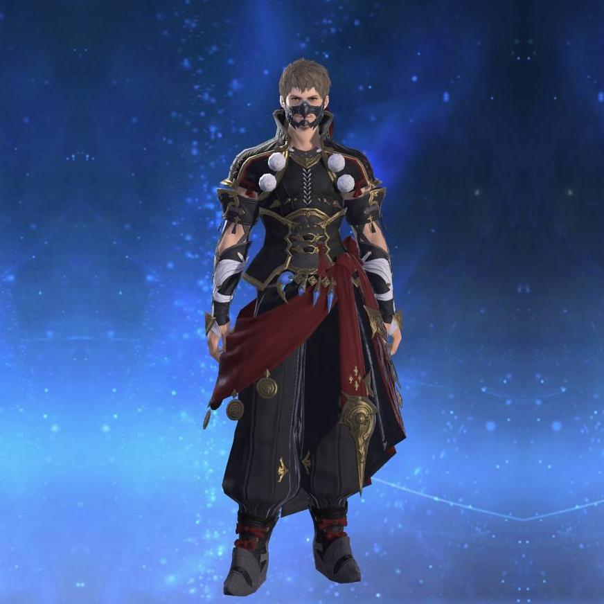 天狗装束's gearset image male.