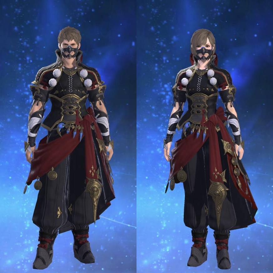 天狗装束's gearset image.