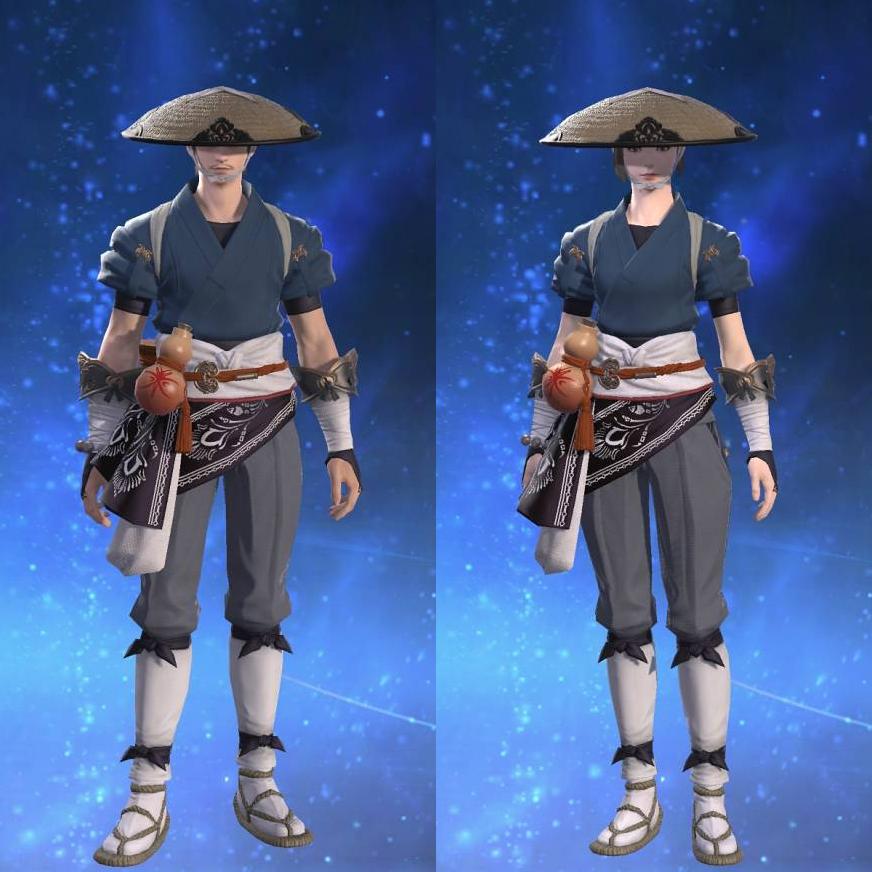 山師装束's gearset image.