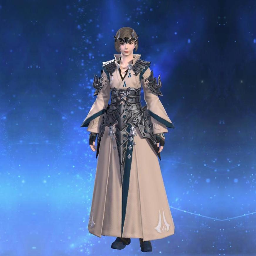 Yanxian Dogi of Healing's gearset image female.
