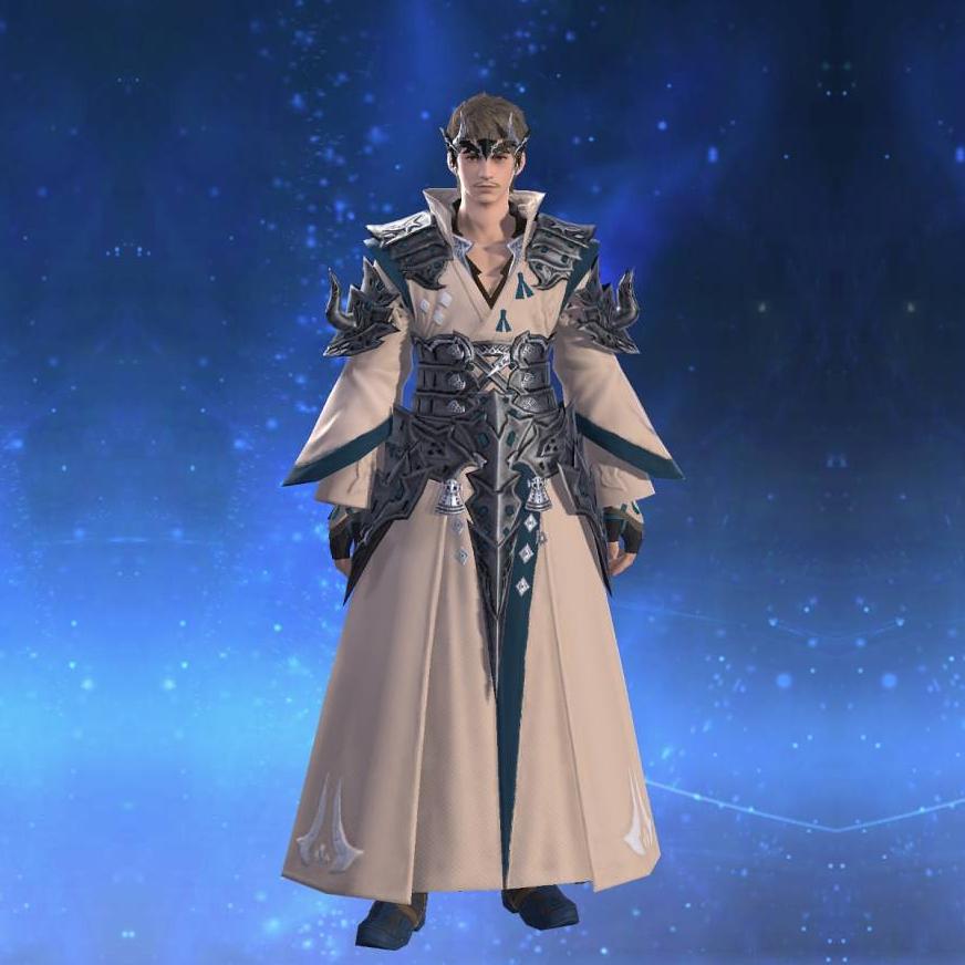 Yanxian Dogi of Healing's gearset image male.