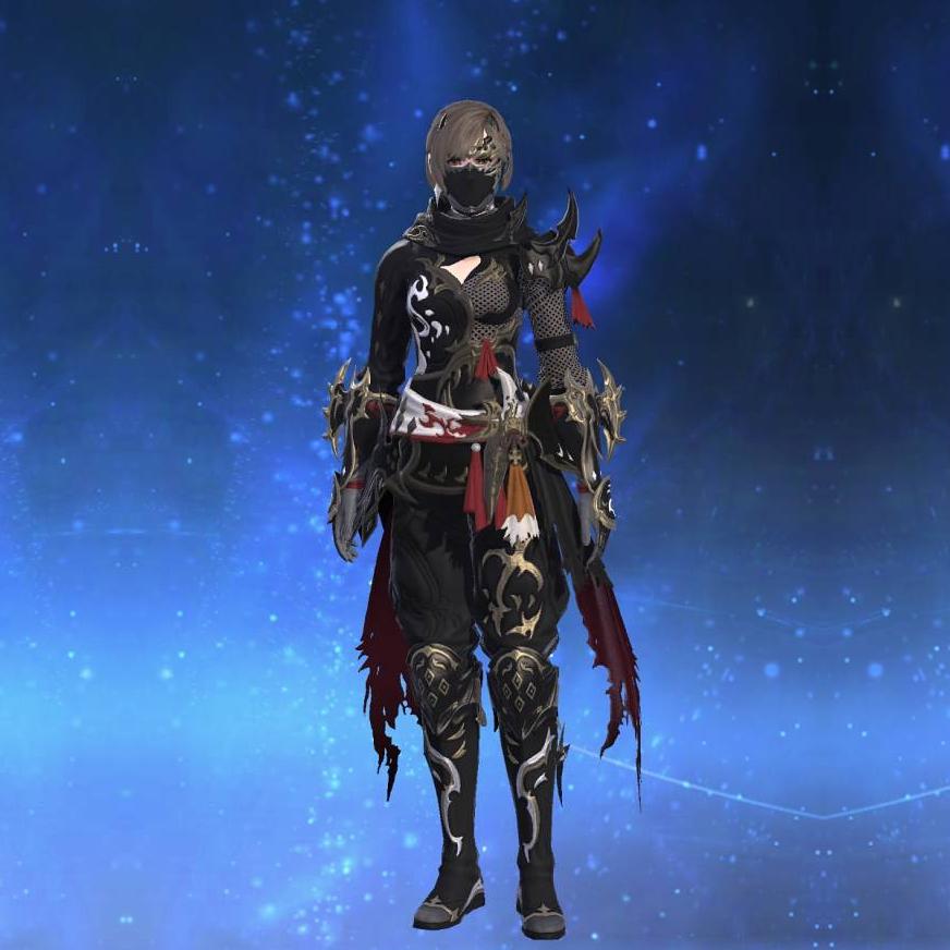 Kage-kakushi Chainmail +2's gearset image female.
