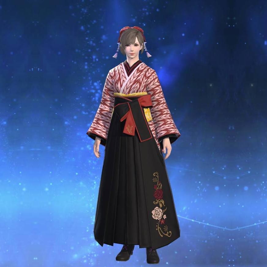 東方女学生装束's gearset image female.
