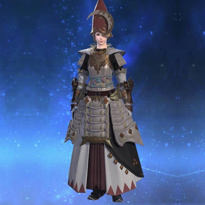 Genta Domaru of Healing's gearset image female.