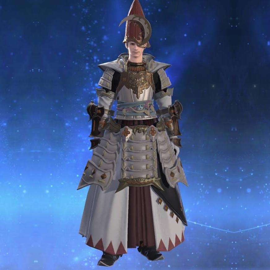 Genta Domaru of Healing's gearset image male.