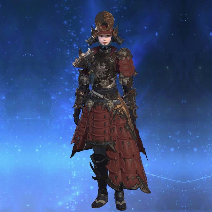 Genji Domaru of Striking's gearset image female.