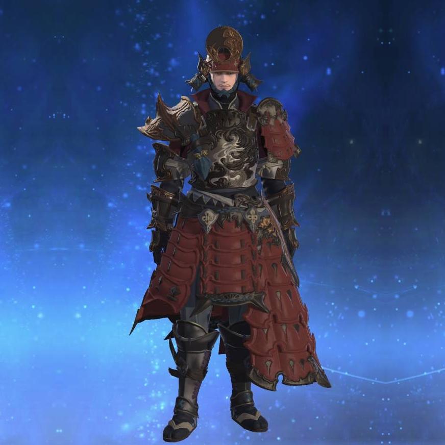 Genji Domaru of Striking's gearset image male.