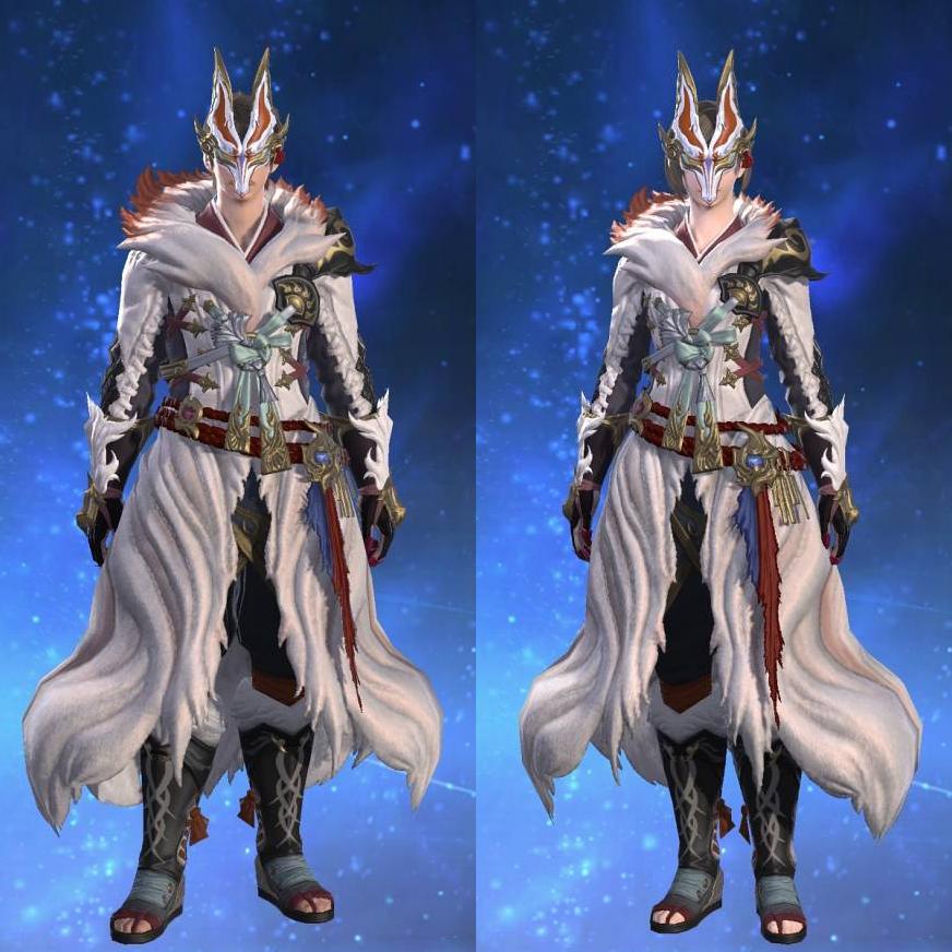 白狐装束's gearset image.