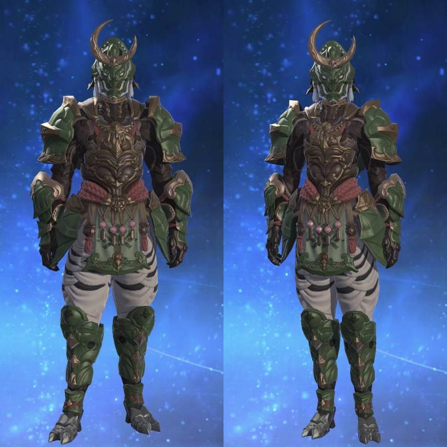 Oyoroi of the Blue's gearset image.
