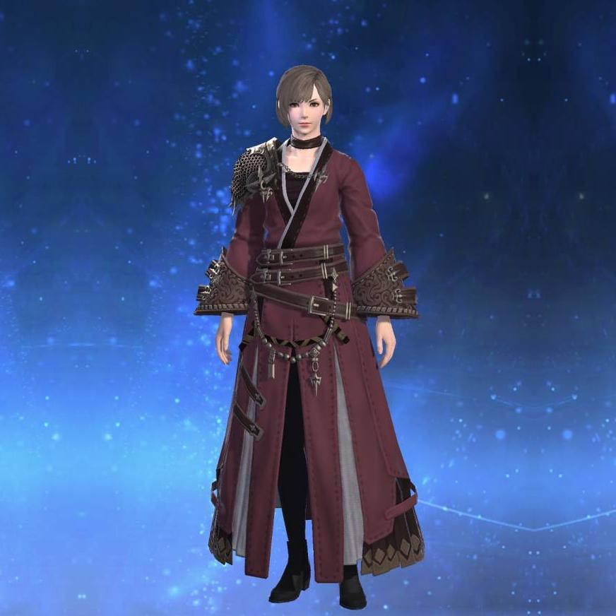 羅刹羽織【弓士】【改】's gearset image female.