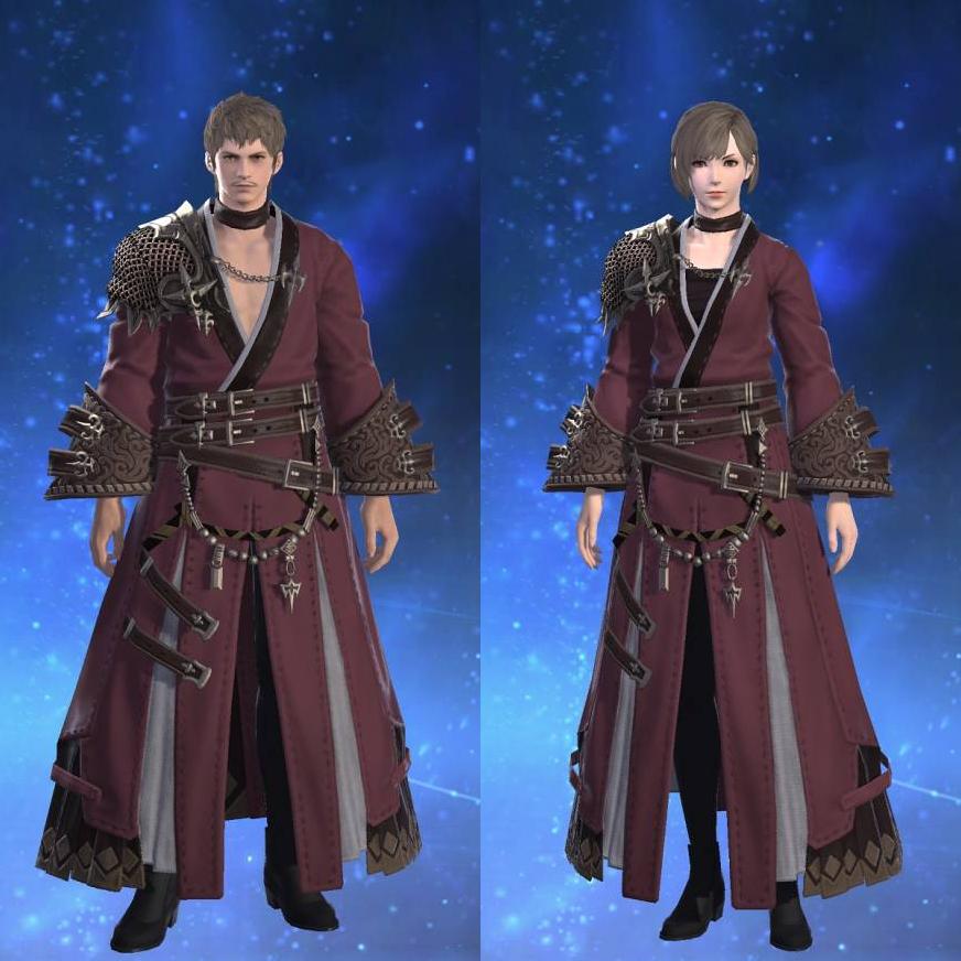 羅刹羽織【弓士】【改】's gearset image.
