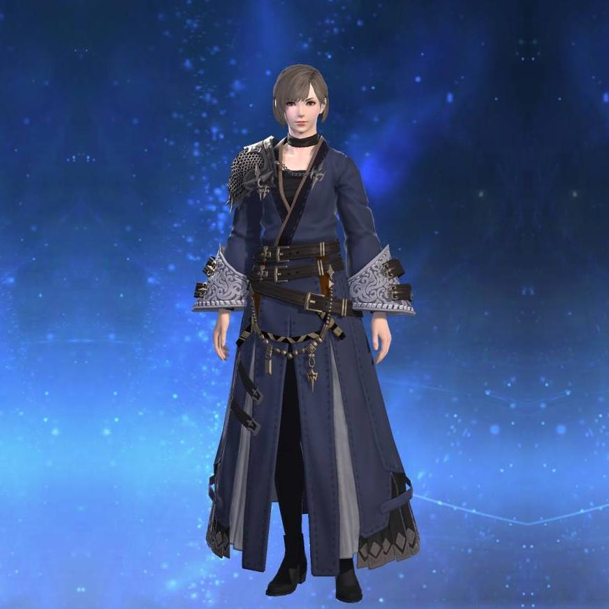 羅刹羽織【拳士】【改】's gearset image female.