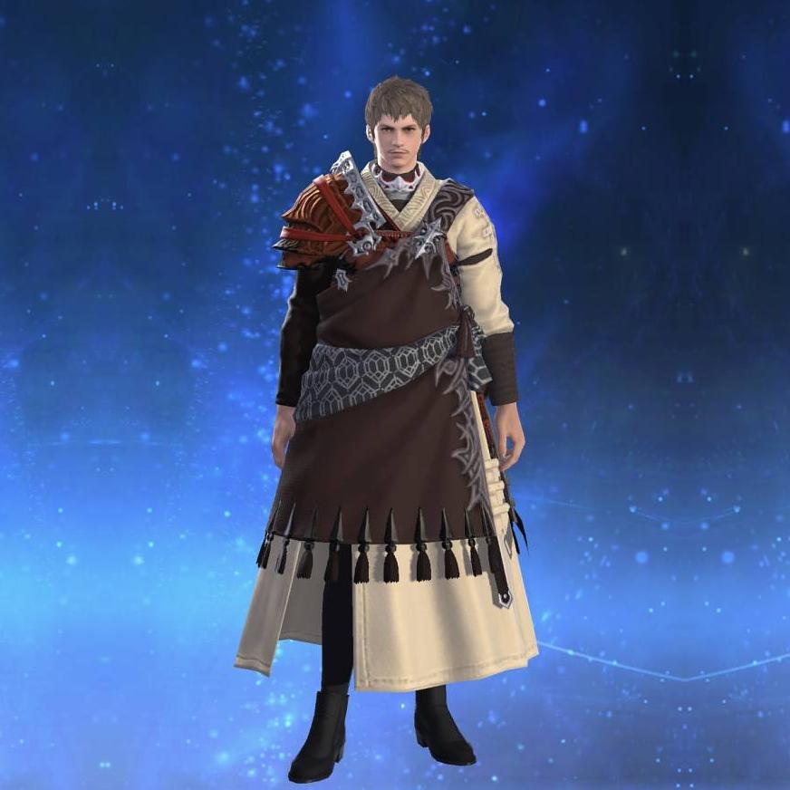 羅刹袈裟【槍士】【改】's gearset image male.