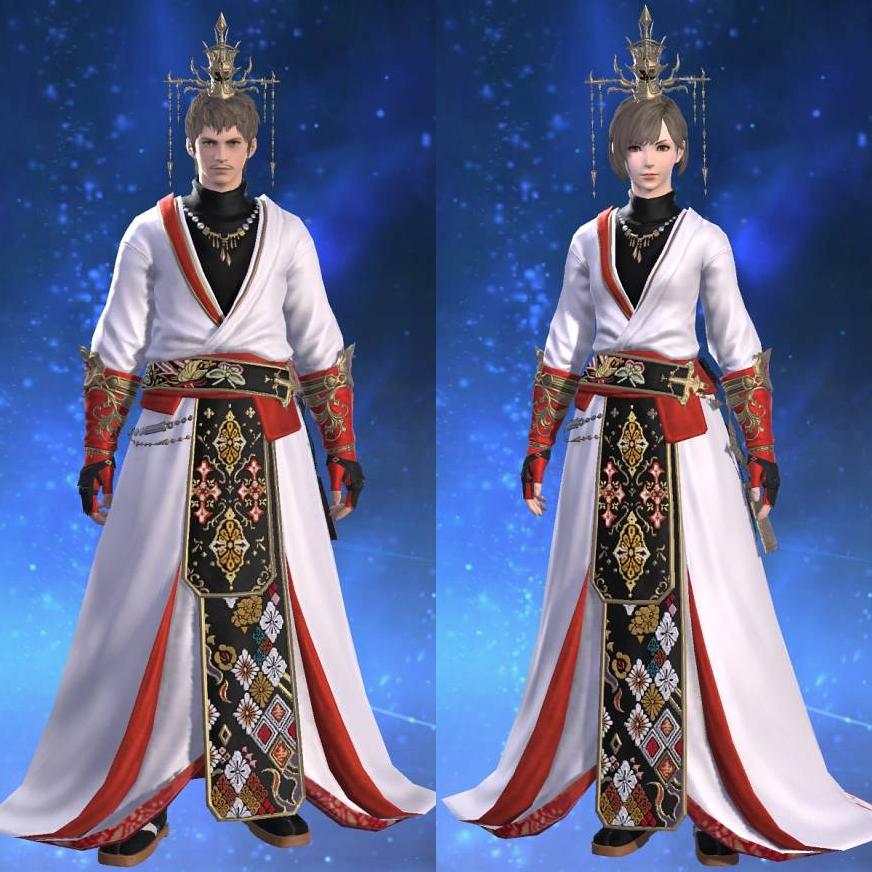 羅刹装束【学士】's gearset image.