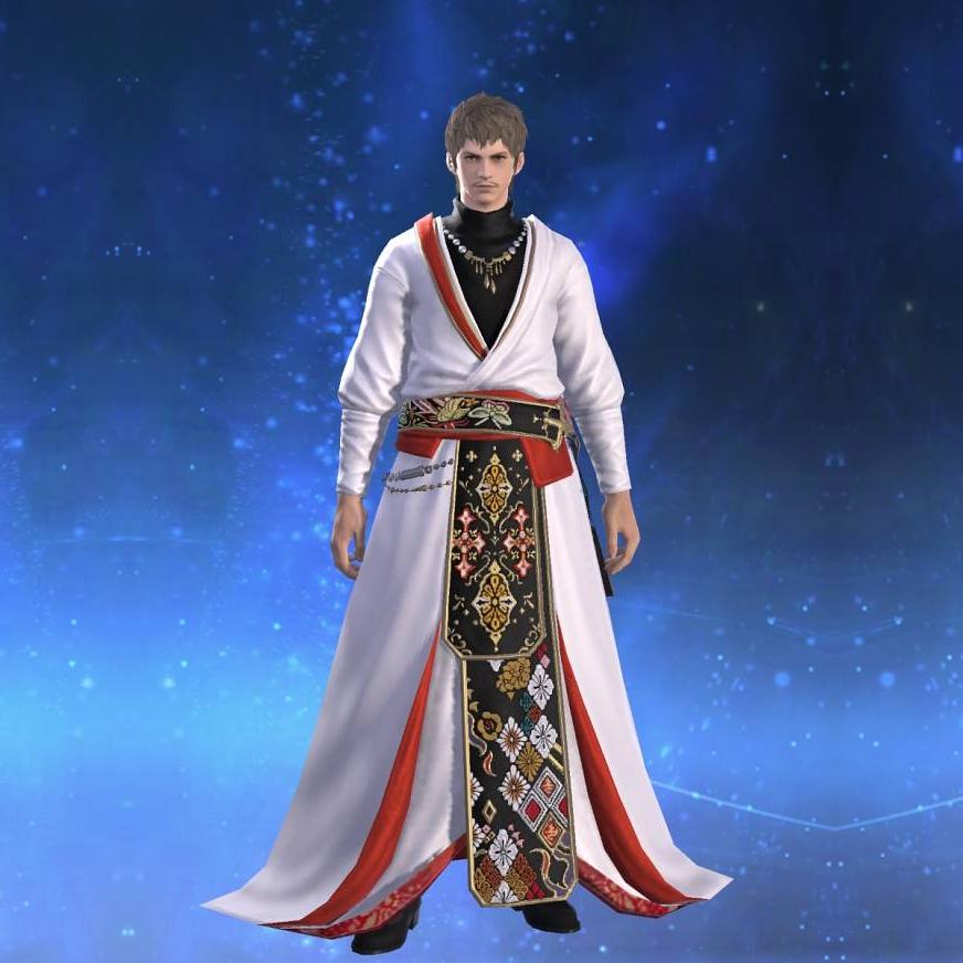 羅刹道着【学士】【改】's gearset image male.