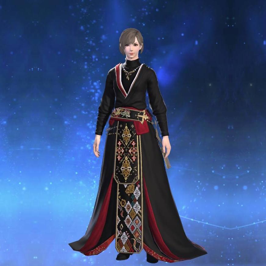 羅刹道着【術士】【改】's gearset image female.