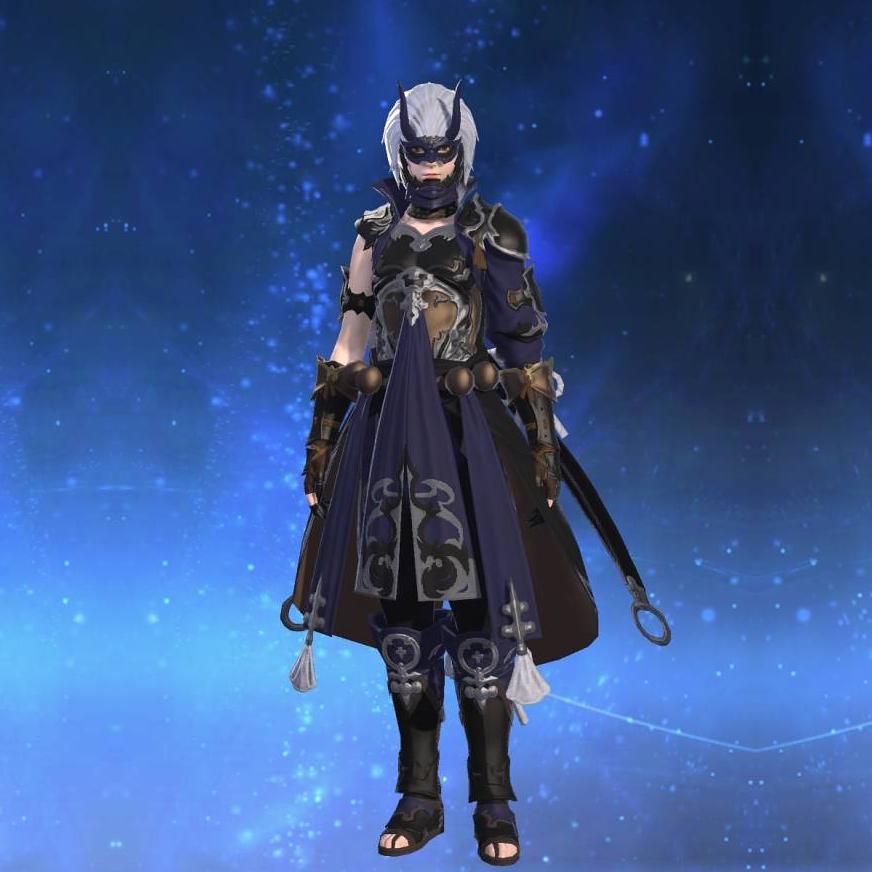 青鬼装束's gearset image female.