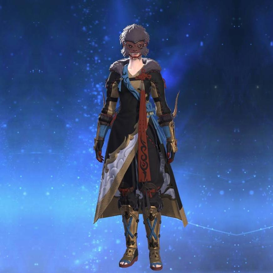 Nue Togi's gearset image female.