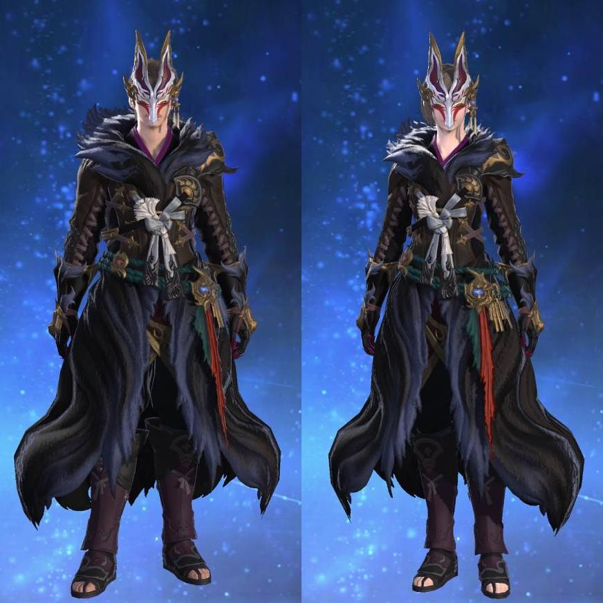 黒狐装束's gearset image.