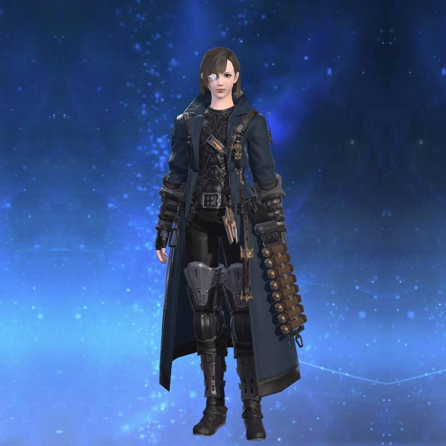 Idealized Bodyguard's Coat's gearset image female.