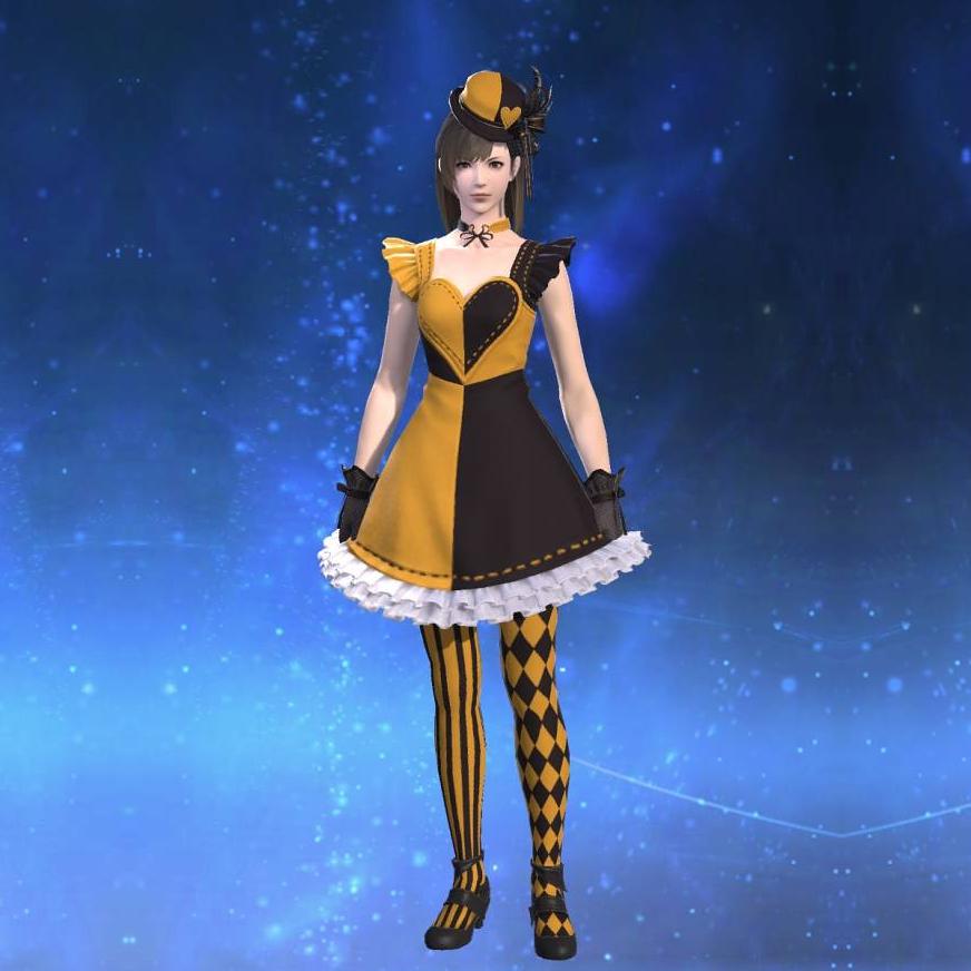 Valentione Acacia Dress's gearset image female.