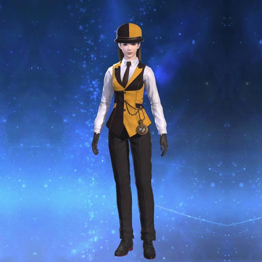 Valentione Acacia Waistcoat's gearset image female.