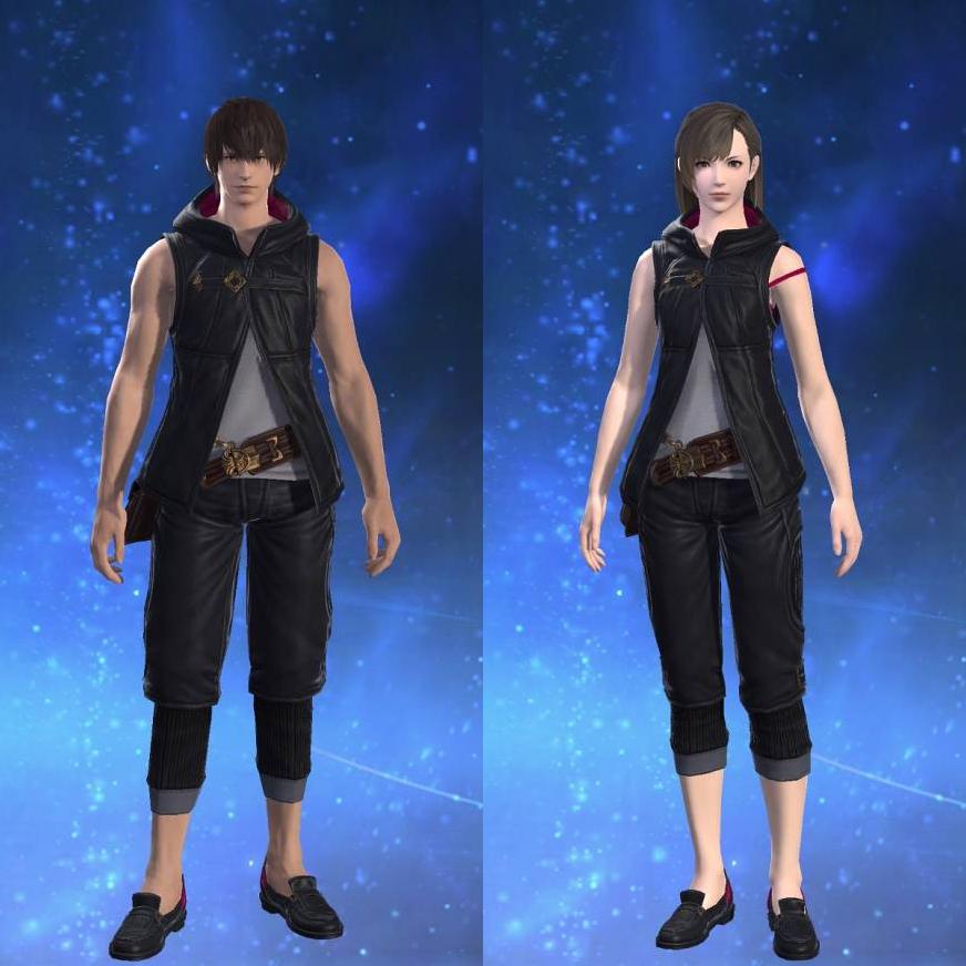 Adventurer's Hooded Vest's gearset image.