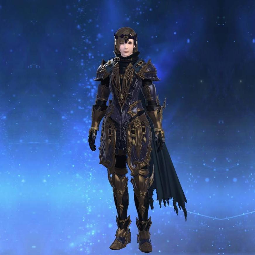Anamnesis Armor of Fending's gearset image female.