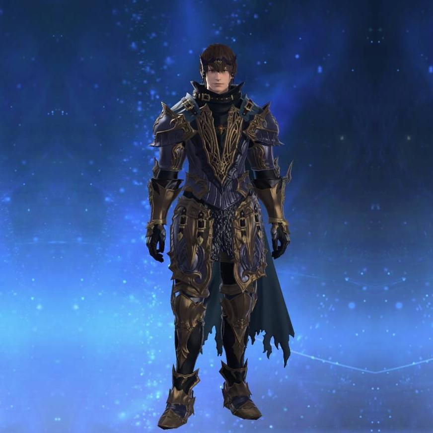 Anamnesis Armor of Fending's gearset image male.