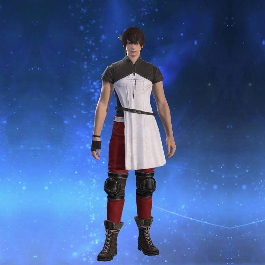 Obsolete Android's Halfrobe of Healing's gearset image male.