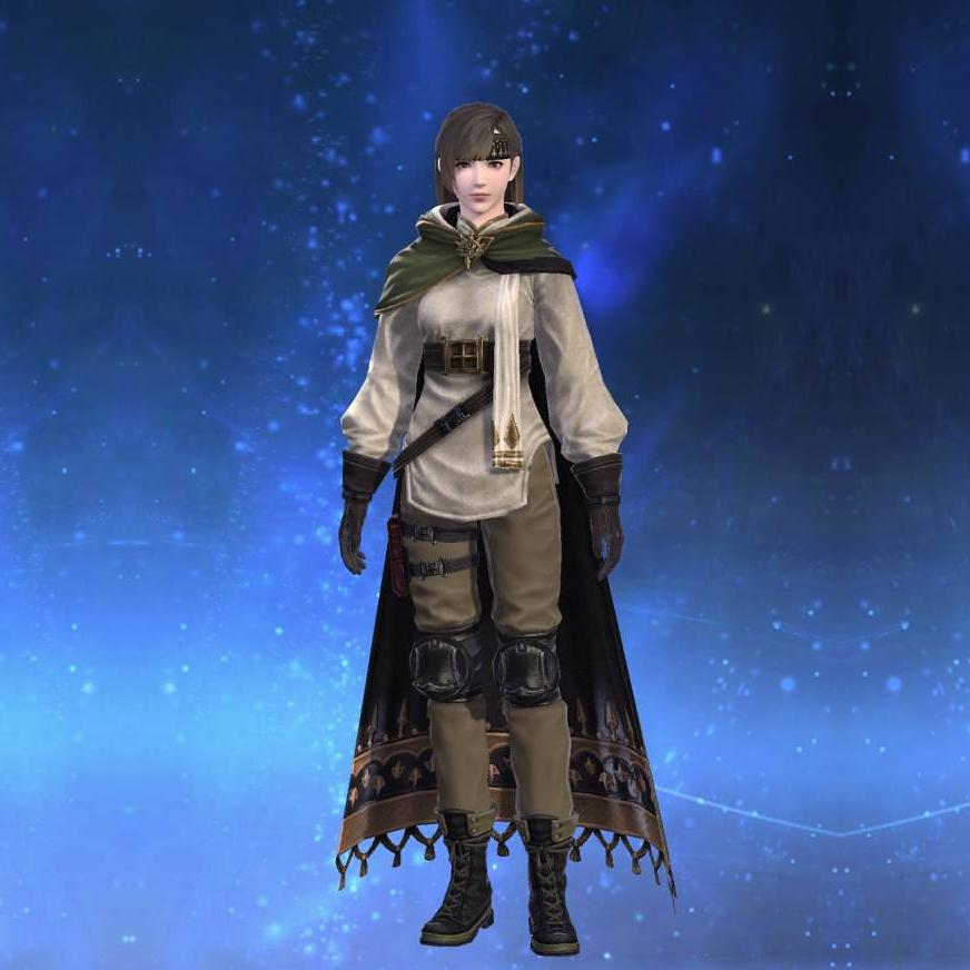 Obsolete Android's Cloak of Aiming's gearset image female.