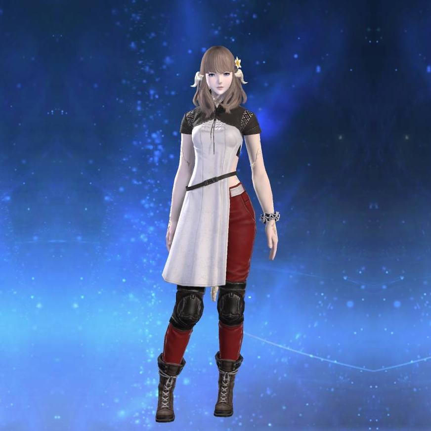 Obsolete Android's Halfrobe of Casting's gearset image female model.
