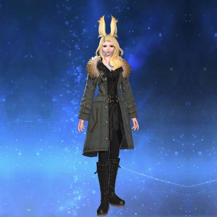 Urban Coat's gearset image female model.