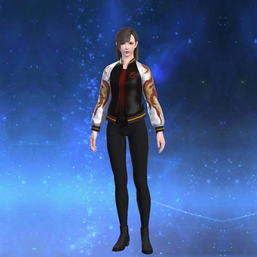 Inferno Jacket's gearset image female.