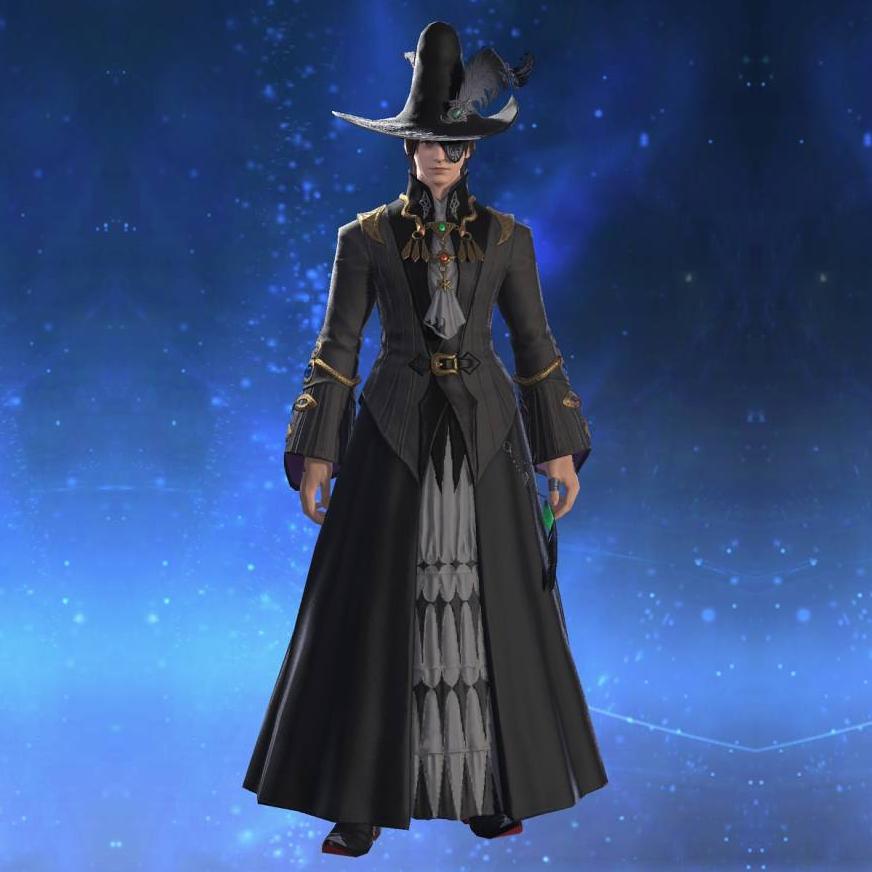 Weathered Wicce Coat's gearset image male.