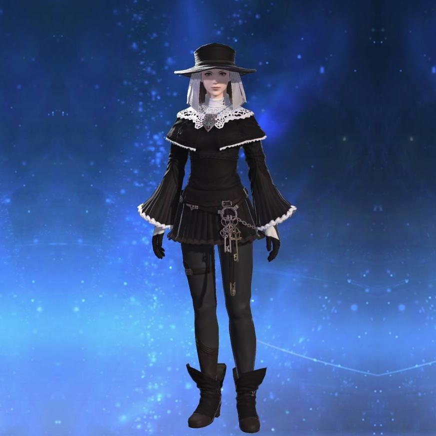 Heirloom Tunic of Casting's gearset image female.