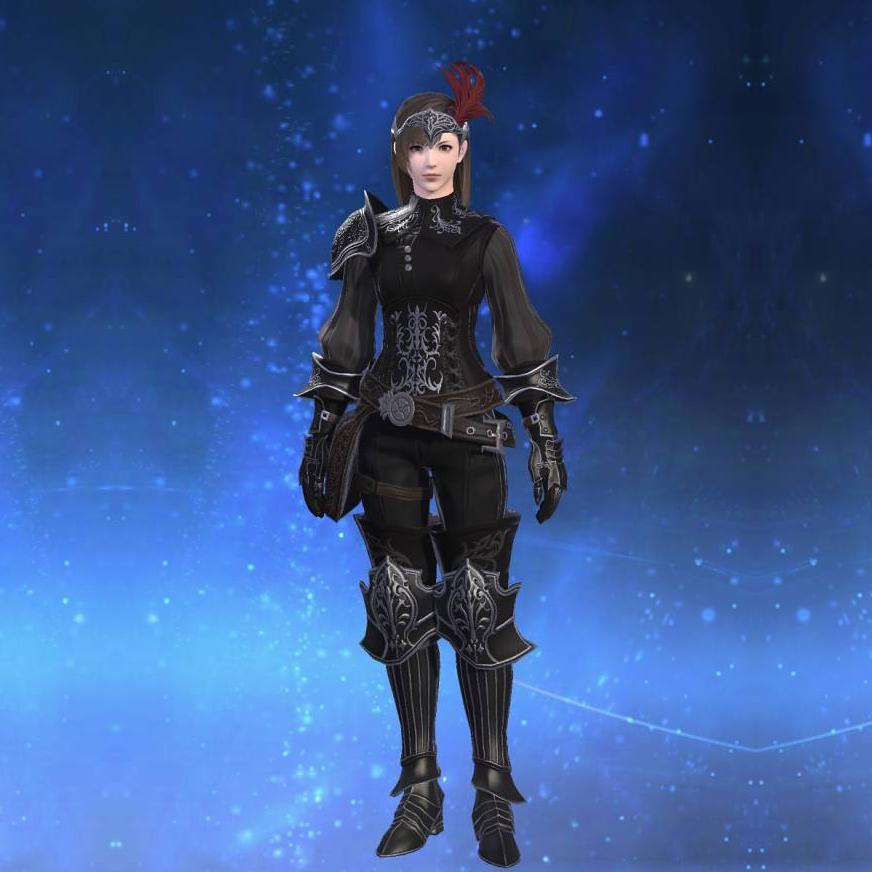 Heirloom Jacket of Maiming's gearset image female.