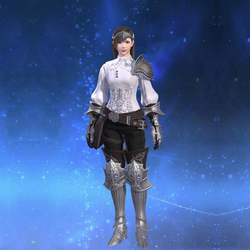 Heirloom Jacket of Fending's gearset image female.