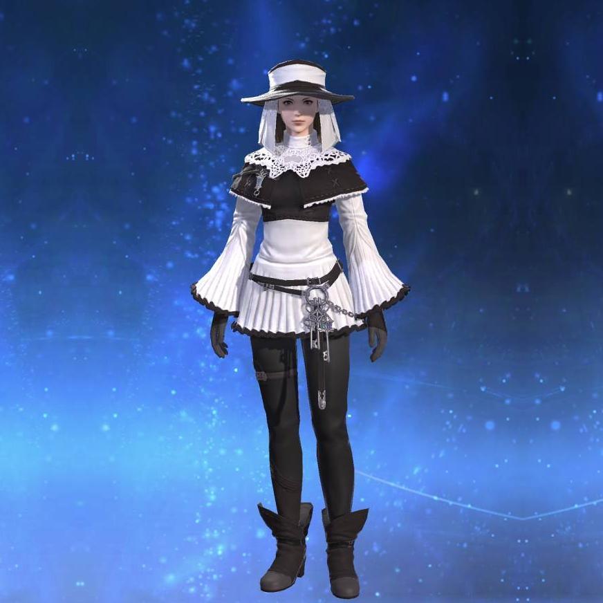 Heirloom Tunic of Healing's gearset image female.