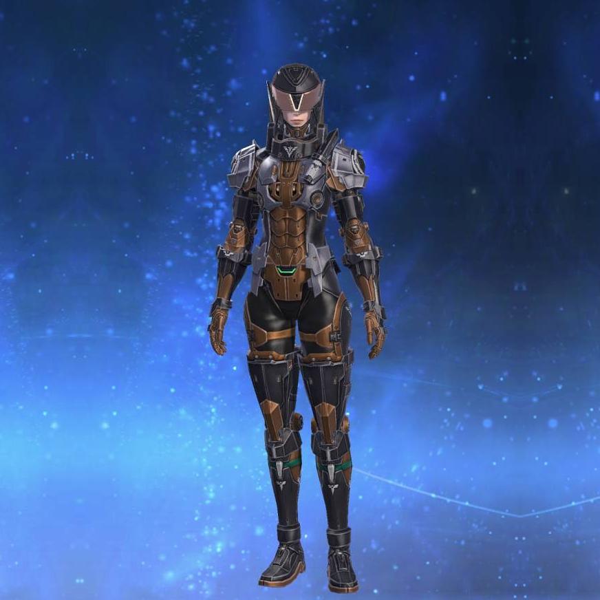 エクスアラガン・レンジャーアタイア's gearset image female.