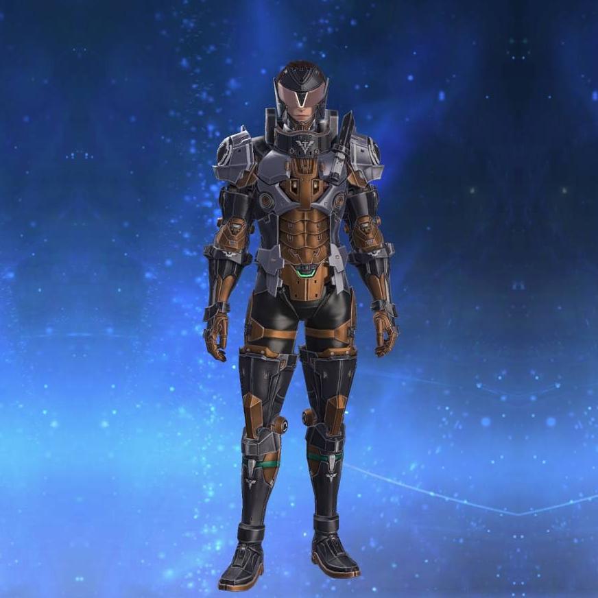エクスアラガン・レンジャーアタイア's gearset image male.