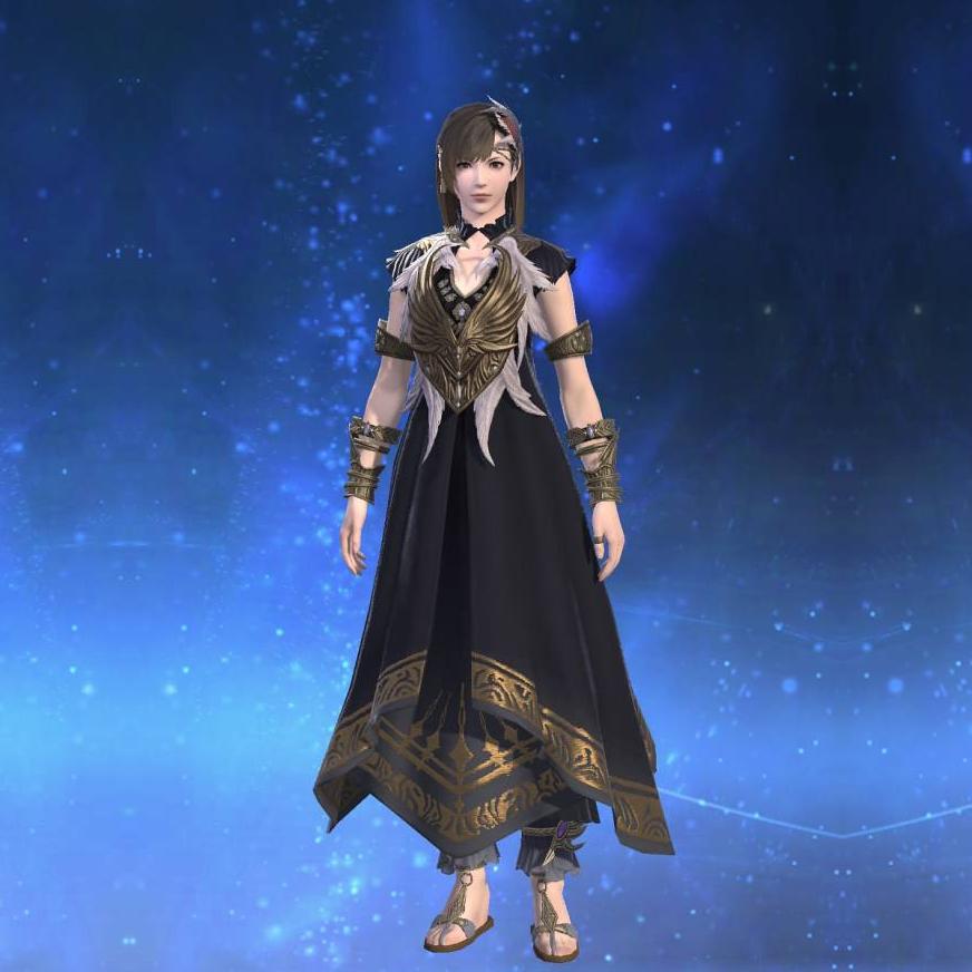 Edengate Robe of Striking's gearset image female.