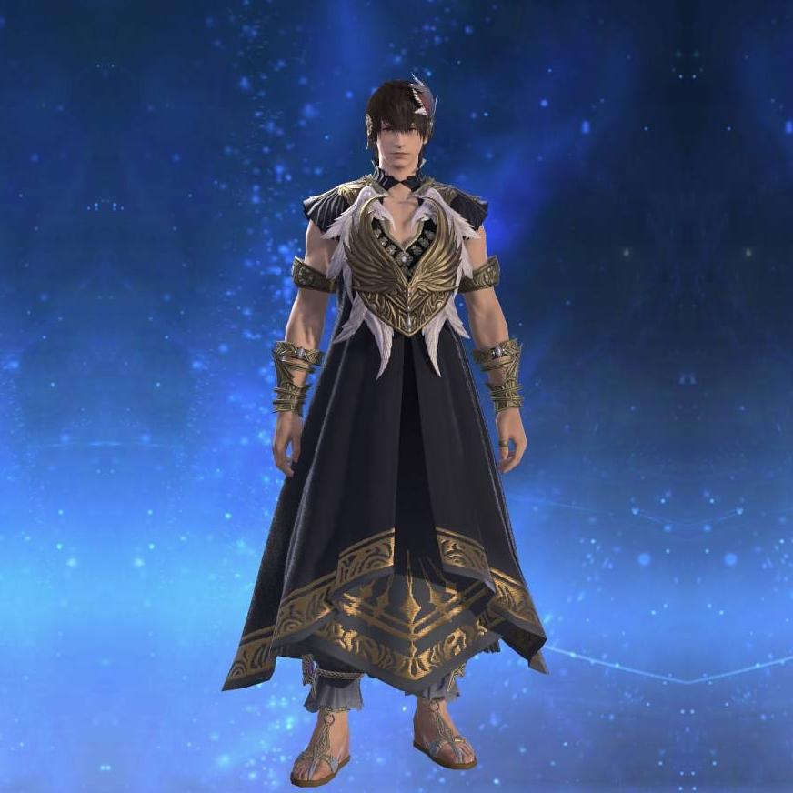 Edengate Robe of Striking's gearset image male.