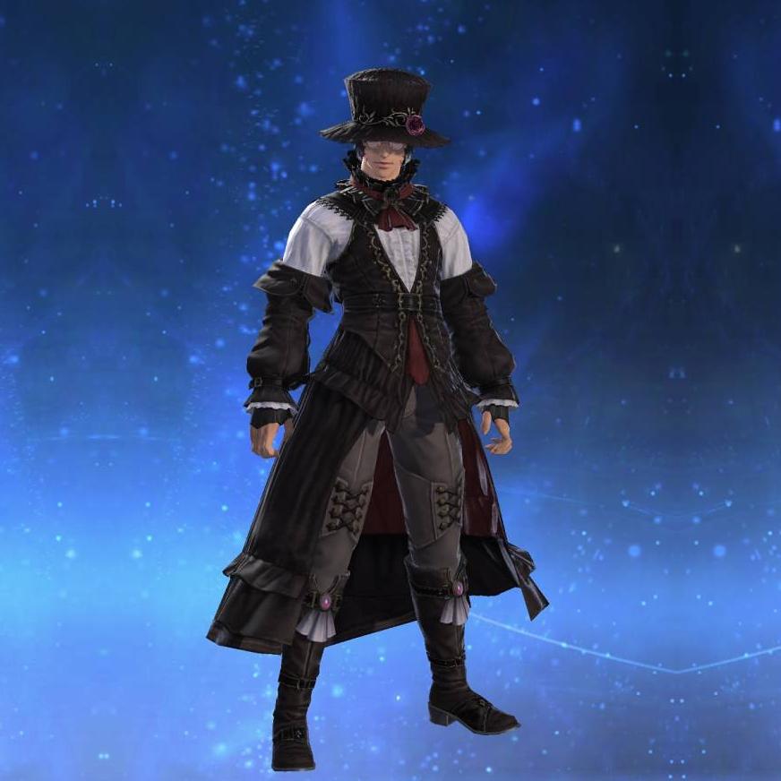Edenmorn Gown of Healing's gearset image male model.