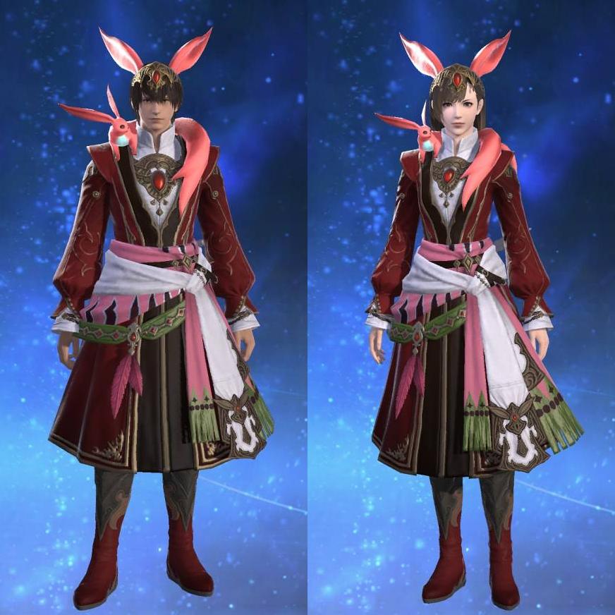 カーバンクル・ルビーアタイア's gearset image.