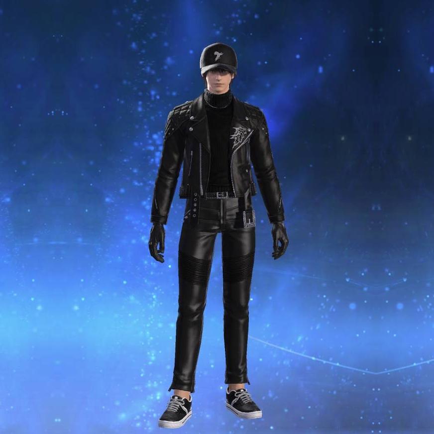 Calfskin Rider's Jacket's gearset image male.