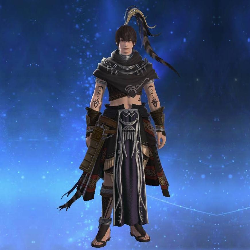 Ravel Keeper's Chestwrap of Scouting's gearset image male.
