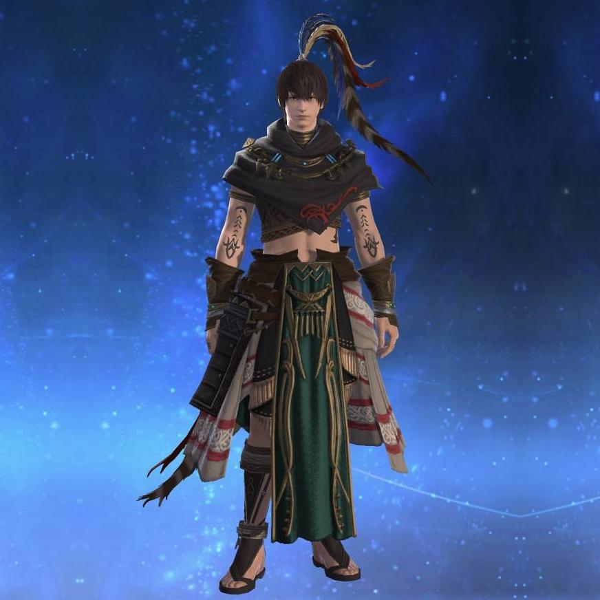 キタンナ・ストライカーアタイア's gearset image male.