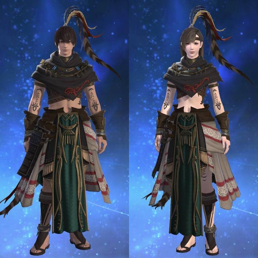 キタンナ・ストライカーアタイア's gearset image.