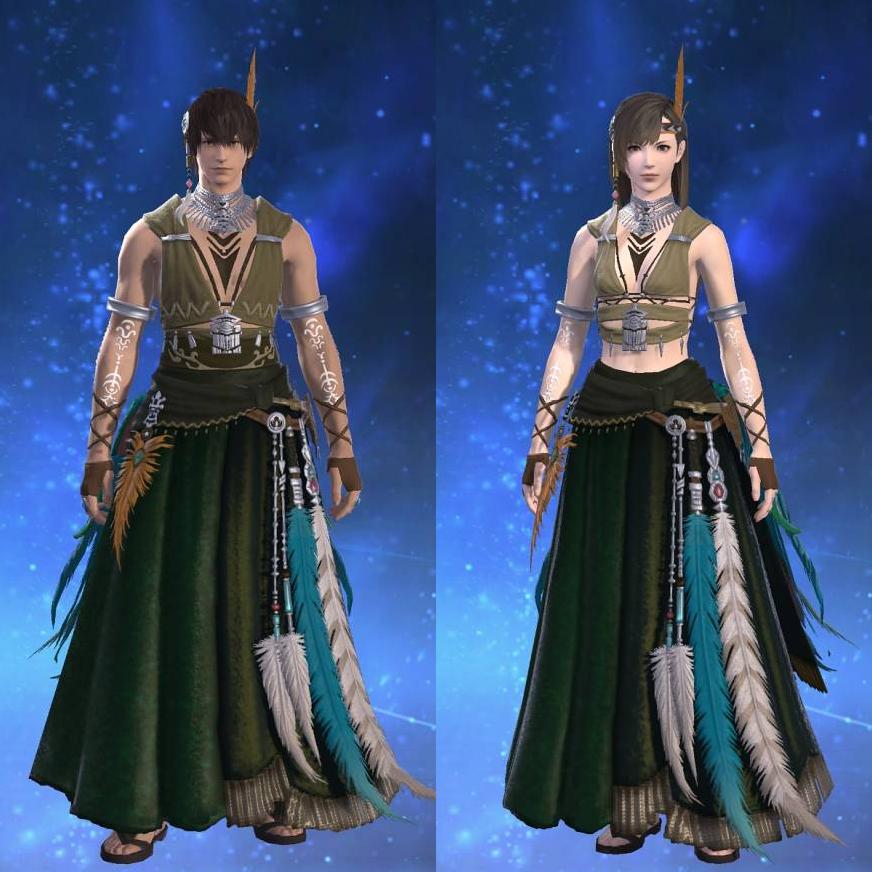 キタンナ・ヒーラーアタイア's gearset image.